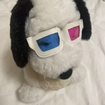 영화 감상 스누피 봉제 인형