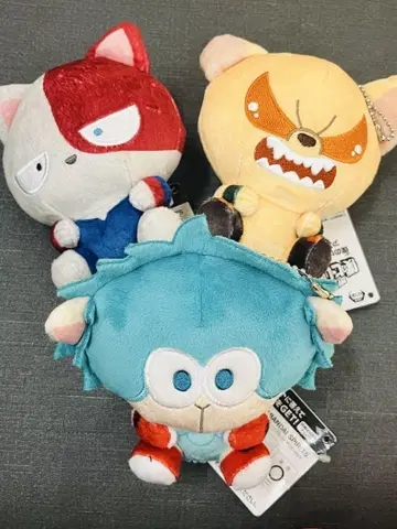 한정판 가격 인하! 나의 히어로 아카데미아 애니멀 봉제 인형 3개 세트