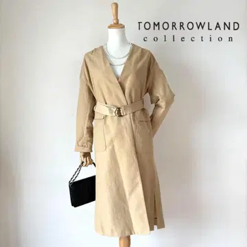 TOMORROWLAND [정가 5만] 그로그랭 노카라 코트 트렌치코트