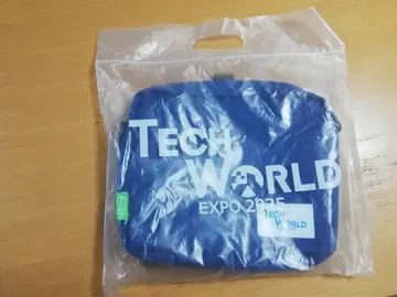 TECH WORLD EXPO 2025 파우치 네이비