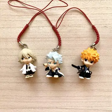 BLEACH 블리치 뿌리 장식 가챠 마스코트 키링 일본풍 3종 세트