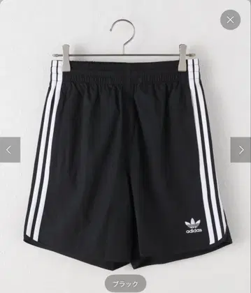 Spick&Span 아디다스 블랙 숏팬츠 3 라인