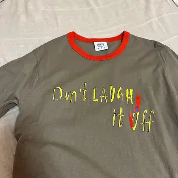 양문학 셔츠 don't laugh it off