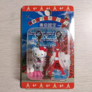 새상품급 미사용 새상품 헬로키티 도쿄 타워 스트랩