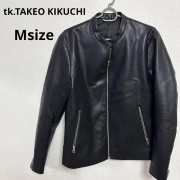 tk.TAKEO KIKUCHI 블랙 가죽 자켓 M 사이즈 새상품급