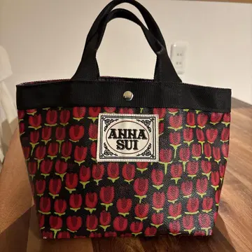 ANNA SUI 튤립 패턴 토트백