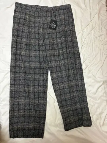 THE SLACKS 체크 무늬 슬랙스 XL