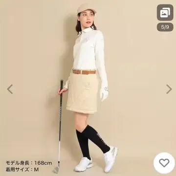 [ 미사용품 ] 캘러웨이 스트레치 분또 긴팔 셔츠 M 화이트