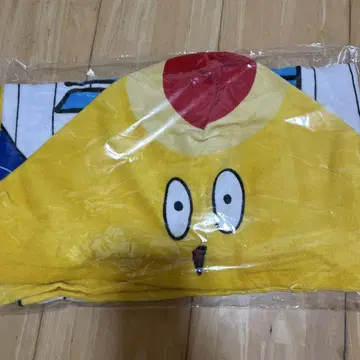 마카로니 연필!! 이거 완전 귀여워! 마카피 군의 후드 부착 타월