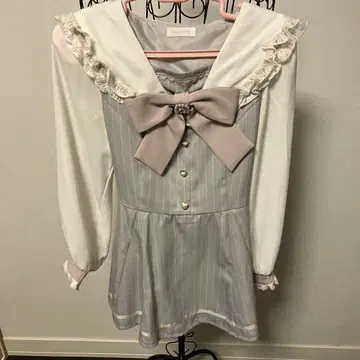 LIZ LISA 셋업 프릴 세일러 카라