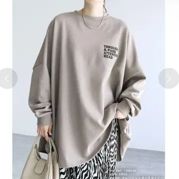 예약 상품 reca 앞뒤 로고 루즈핏 풀오버