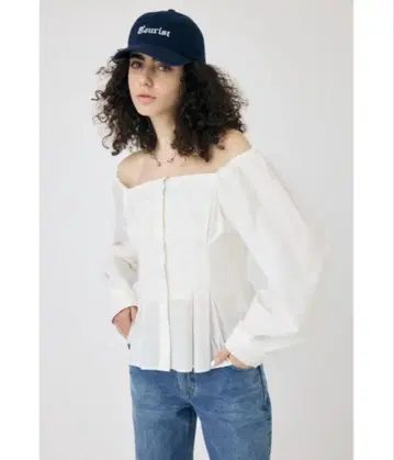 MOUSSY OFF SHOULDER 셔츠 마우지 오프숄 2