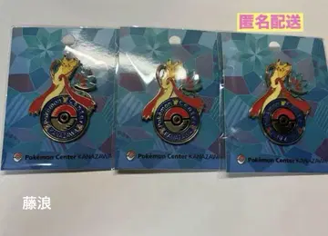[ 미개봉 새상품 ] 포켓몬 센터 카나자와 로고핀즈 미로카로스 3