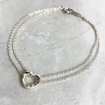 반돔 아오야마 실버 925 하트 팔찌 실버