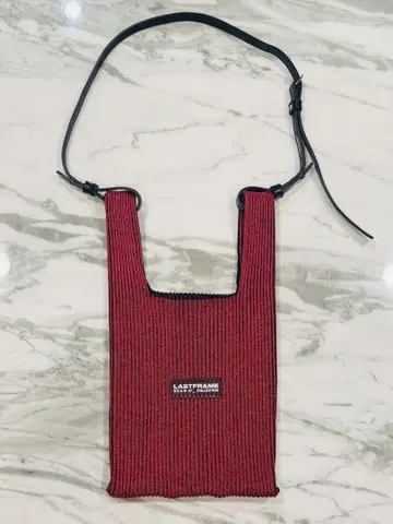 METALLIC MARKET BAG 스몰 사이즈 레드