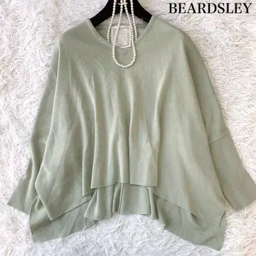 BEARDSLEY 돌먼 슬리브 변형 풀오버 니트 프리 사이즈