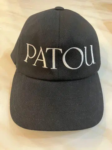 PATOU 파투 코튼 블랙 캡