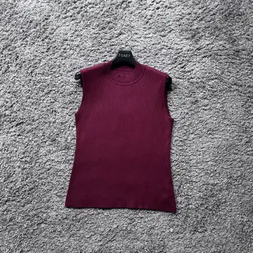 FOXEY 38 버건디 Knit Top Jeanne