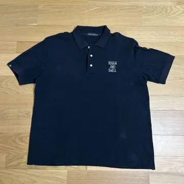 rough & swell 블랙 피케 셔츠 XL