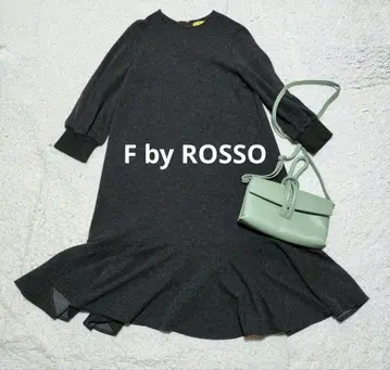 F by ROSSO 밑단 플레어 니트 원피스 어반 리서치 프리