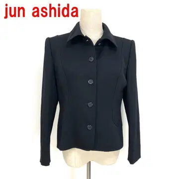 A4366 준 아시 다 자켓 울 안감 있음 검정 블랙 9