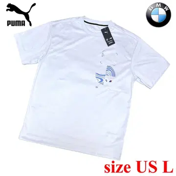 새상품 PUMA US L 사이즈 푸마 BMW 스테이트먼트 로고 T셔츠