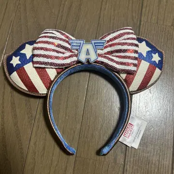 [해외 디즈니 한정] MARVEL 캡틴 아메리카 국기풍 머리띠
