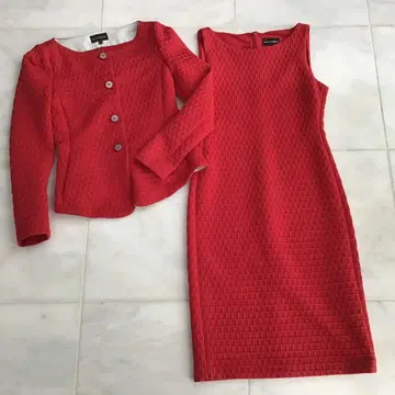 엠포리오 아르마니 EMPORIOARMANI 빨간색 셋업 M