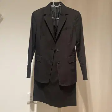 미셸 크라운 오프온 블랙 스커트 수트 여성용 M 38