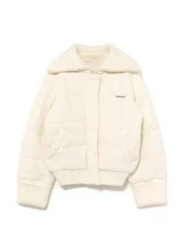 Mary quilting knit jacket andmary ivory