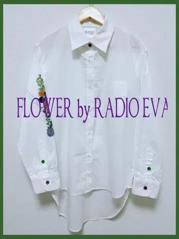 [ RADIO EVA ] 새상품급 flower 롱기누스 자수 에바 신지