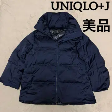 새상품급 유니클로 다운 자켓 UNIQLO+J XL 네이비 질 샌더 콜라보