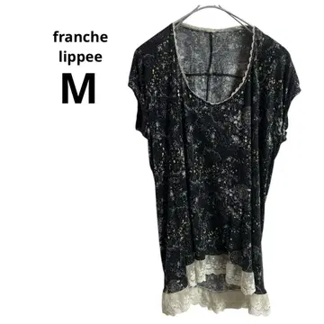 프랑슈리페 franche lippee 튜닉 올 패턴 레이스 M
