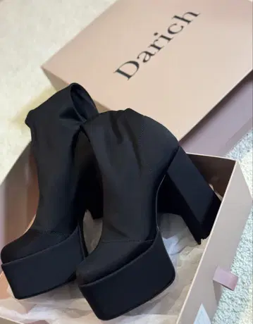 Darich 블랙 플랫폼 부츠 L