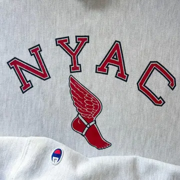 Champion Reverse Weave 후드티 NYAC 윙풋