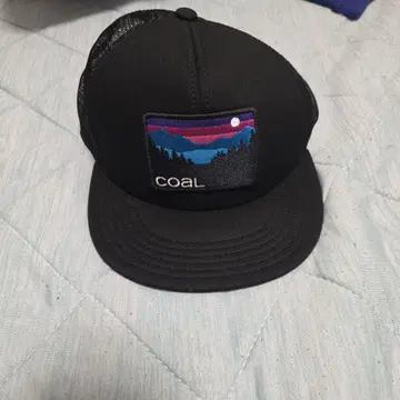 COAL 블랙 캡 산 자수