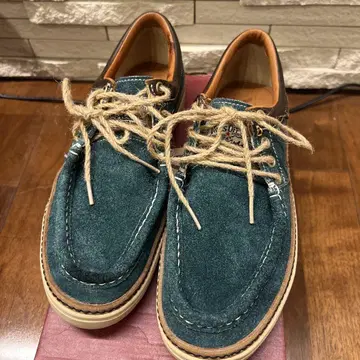 VANS 스웨이드 그린 캐주얼 슈즈