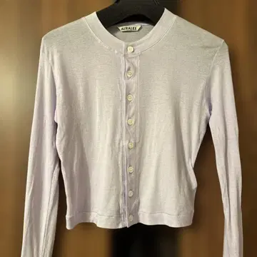 오라리 라벤더 가디건