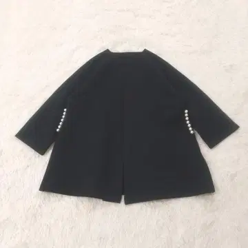 Deux Amour 도우자무르 노카라 코트 펄 블랙 M~L