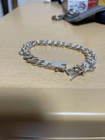 925 실버 체인 팔찌 약 22cm