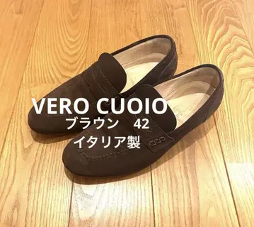 VERO CUOIO 페니 로퍼 브라운 42 이탈리아제