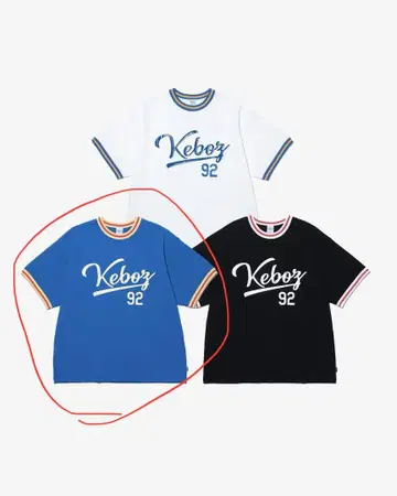 KEBOZ B92 RINGER S/S TEE M