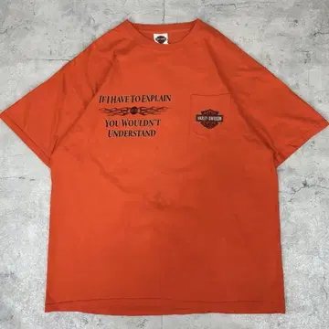 Harley-Davidson 양면 프린트 T