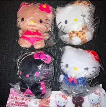 유메야 헬로키티 봉제 인형 체인볼 2 컴플리트 산리오 가챠