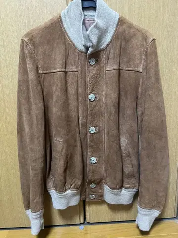 [90s] 유로 빈티지 스웨이드 자켓 사이즈 L