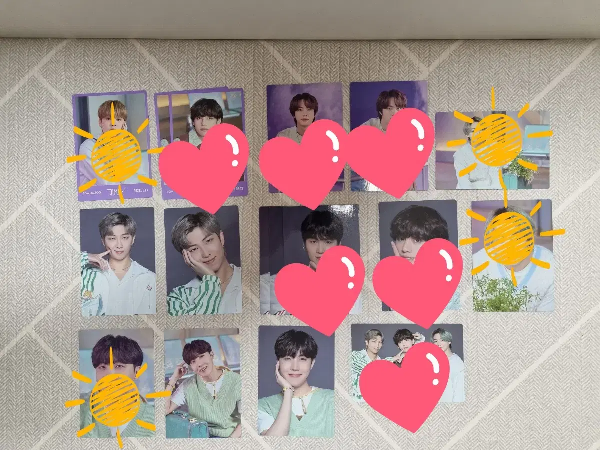 Little Universe mini POCA bulk Bangtan BTS Muster