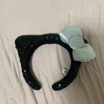 고양이 귀 리본 포함 머리띠