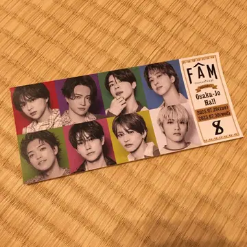timelesz 타임리스 스티커 FAM 오사카 회장 한정판