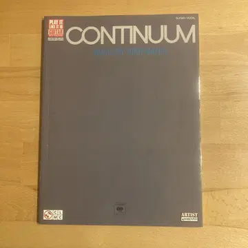 CONTINUUM 존 메이어 악보집