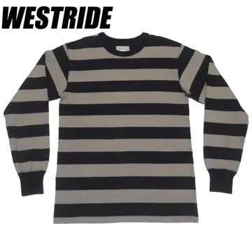 WEST RIDE 웨스트 라이드 헤비 보더 긴팔 티셔츠